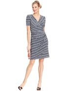 Dress, Short-Sleeve Chain-Print