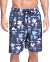 Swimwear, All Inclusive Palm Tree Swim Trunks
