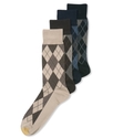Men's Socks, Village Argyle Single Pack