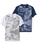 Guess Jeans T-Shirt, Patchwork Print T-Shirt