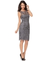Dress, Sleeveless Lace Sheath