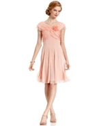 Dress, Cap-Sleeve Tiered