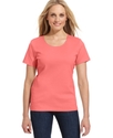 Petite Tee, Short-Sleeve Scoop-Neck