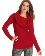 Sweater, Long-Sleeve Cowl-Neck