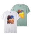 BOSS Orange Shirt, Tyke Tropic Film Strip T-Shirt