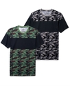 Shirt, Short Sleeve Camo Block T Shirt
