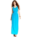 Juniors Dress, Sleeveless Cutout Maxi