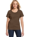 Tee, Short-Sleeve Scoop-Neck
