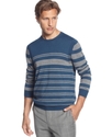 Sons Of Intrigue Sweater, Striped Crewneck Sweater