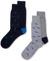 Men's Socks, Aquatic Novelty Print Dress Men's Soc