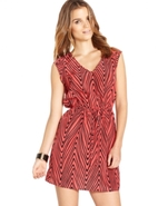 BeBop Juniors Dress, Cap Sleeve Printed