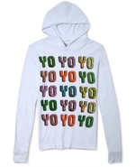 Shirt, Yo Dot Hooded Thermal