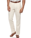 Pants, Linen Flat Front Trouser Pants