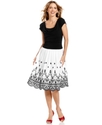 Dress, Short-Sleeve Ruched Embroidered A-Line