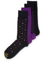 Men's Socks, Dots 4 Pack