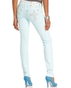 Jeans, Skinny Rhinetone Cross Light-Blue Wash