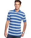 Big and Tall Shirt, Estate Classic Wide Stripe Pol