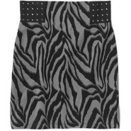 Juniors Bodycon Skirt with Studs