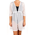Women's Tie Front Swim Cover Up Tunic