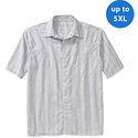 Big Men's Short Sleeve Crinkle Shirt