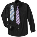 Men's Dress Shirts with 2 Matching Ties