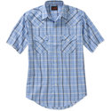 Big Men's Short Sleeve Western Shirt