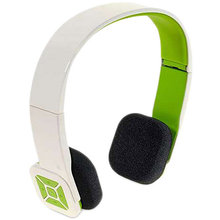 Arion Foldable Bluetooth Headset, White/Green
