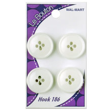 Le Bouton 4-Hole Button, White