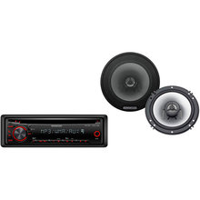 PKG-MP18 CD Receiver with a Pair of 6-1/2  Coaxial