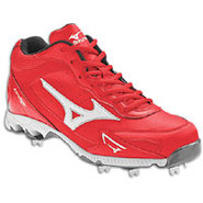 9-Spike Vintage G6 Mid - Mens - Red/White