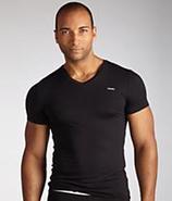 Michael Modal and Cotton V-Neck T-Shirt