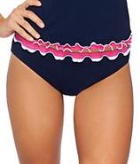 Solid Tricolore Swimwear Bikini Bottom