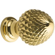Valsan Brass Pineapple Finial Knob