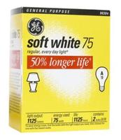75 Watt 2-Pack Long Life Light Bulbs (90304)