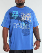 Men Brooklyn Tee (B+T) Blue 3X