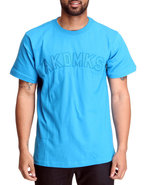 Men Classic Akademiks S/S Crewneck Tee Light Blue 