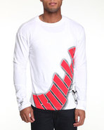 Nba, Mlb, Nfl Gear Men Chicago Bulls Wave L/s Tee 