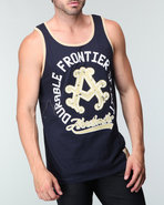 Men Frontier Tank Top Navy X-Large