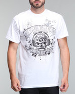 5Ive Jungle Men Brick Skull Tee White X-Large
