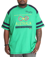 Coogi Men Expedition Tee (B&T) Green 3X-Large