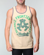 Men Frontier Tank Top Khaki X-Large