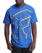 Men Bits And Pieces Tee Blue Medium