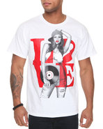 Men Love & Hip-Hop Tee White 3X-Large