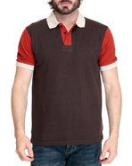 Men Bonnie Polo Brown Large