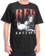 Men Red Bottoms Tee Black X-Large
