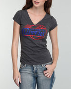 Nba Mlb Nfl Gear Women V-neck Clippers Tee With St