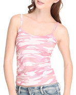 Women Rothco Baby Pink Camouflage Casual Tank Top 