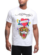 Men Tiger Hearts Tee White Xx-Large