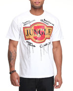 5Ive Jungle Men Tiles Tee White Large