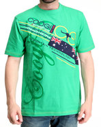 Coogi Men Expedition Tech Tee Green X-Large